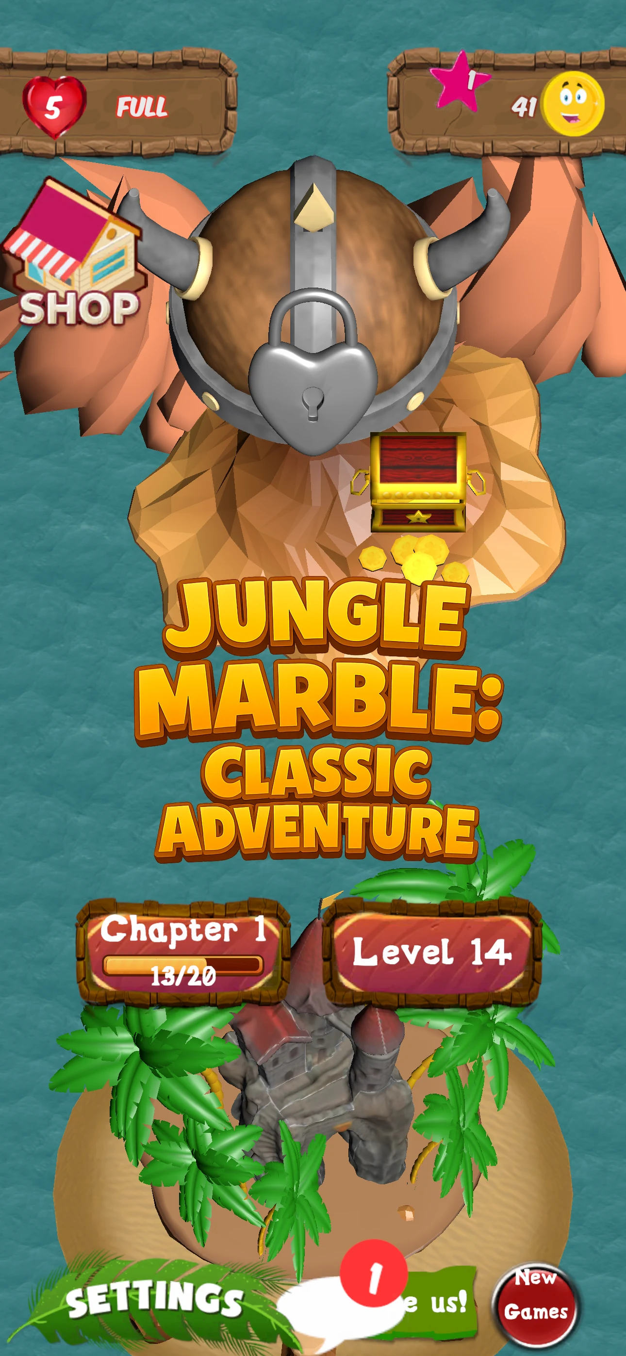 Marble Jungle: Blast Master 3D screenshot